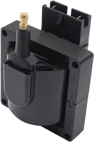1 pc SHLPDFM Black Ignition Coil E2FZ-12029A FD478 DG434 Fits for Ford F-150 1984-1996 F-250 F-350 1984-1997 Lincoln Mazda Mercury in Kuwait