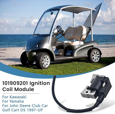 101909201 Ignition Coil Module for Kawasaki FE290D FE350D FE400D GEF00A for Yamaha for Club Car Golf Cart DS 1997-UP Replaces 21171-2207 HGZ-IG-A0004 M126972 in Saudi Arabia