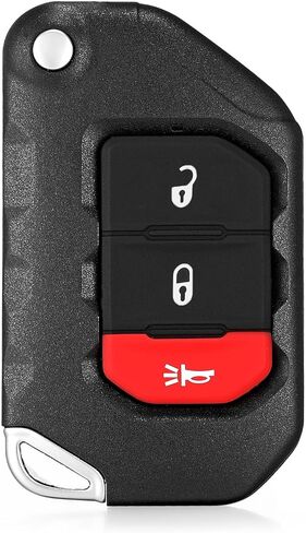 Smart Key Fob Replacement Remote fits for Jeep Wrangler 2018 2019 2020 2021 2022 2023 2024 2025 Smart Car Keyless Entry Remote OHT1130261 433Mhz 4A in Saudi Arabia