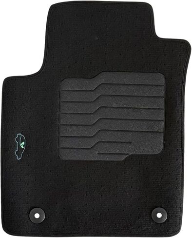 ecoMats Carpet Floor Mats Fit for 2019-2024 Nissan Armada / 2017-2024 Infiniti QX80 with Anti-Slip Driver Heel Pad, Safety Locks, Black (Bucket seat Models) in Kuwait