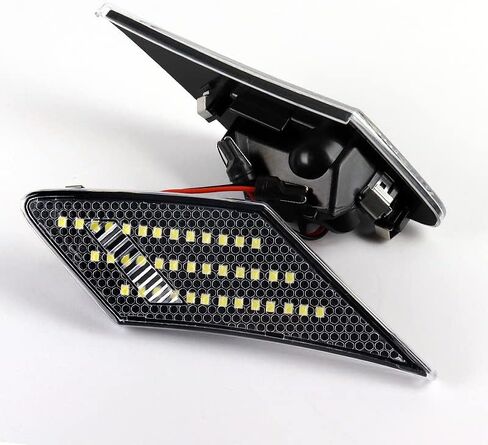EPARTS 2PCS White LED Turn Signal Side Marker Light Compatible with 2013-2016 Scion FR-S & Compatible with 2013-2020 Subaru BRZ & Compatible with 2017-2020 Toyota 86 (Clear Lens) in Kuwait