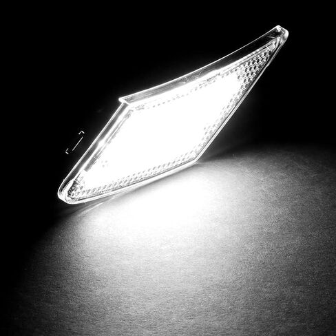 EPARTS 2PCS White LED Turn Signal Side Marker Light Compatible with 2013-2016 Scion FR-S & Compatible with 2013-2020 Subaru BRZ & Compatible with 2017-2020 Toyota 86 (Clear Lens) in Kuwait
