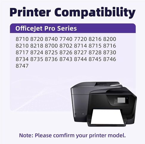 952XL Ink Cartridges Combo Pack 952 Ink Cartridges Compatible with HP 952 XL Compatible with HP Officejet Pro 8710 8720 7740 8715 8740 8702 Printer (4 Pack) in Saudi Arabia