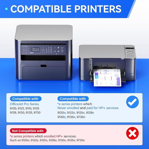 936e 936XL Ink Cartridges with Chip Combo 4-Pack High Yield Replacement for HP 936 936e Ink Works with HP OfficeJet Pro 9125e 9135e 9110b 9128e 9130b 9122e 9120e Wide Format 9730e Printers Black Color in Saudi Arabia