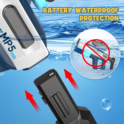 Electric Water Gun for Adults Kids,Water Gun with LED Light,Auto Reload & 850 CC Water Tank,Powerful Squirt Gun Blaster Up to 45 FT Long Range,Outdoor Yard Party Shooting Game Toy,Summer Soaker Gift. in Saudi Arabia
