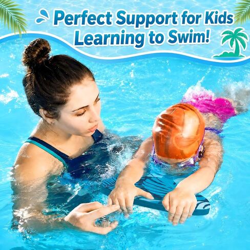 2 Pack Pool Saddle Floats for Adults - Stable & Comfortable Non-Inflatable Foam Water Saddle with Tropical Leaf Pattern, Supports Up to 250 lbs for Pool, Lake & Summer Water Fun in Saudi Arabia