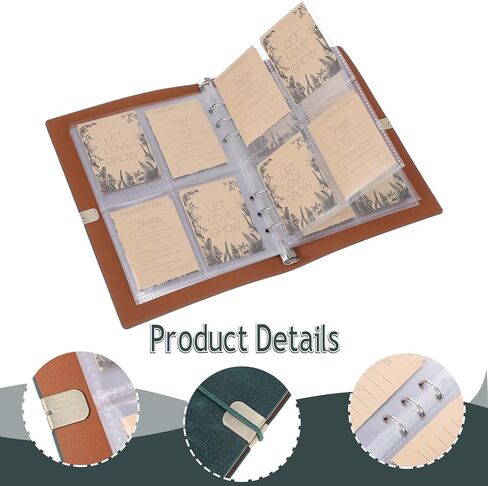 Seed Storage Organizer, Seed Packet Organizer Binder with 35 Sheet Seed Packet and 200 Resealable Seed Envelopes, Garden Seeds Storage Saving Envelopes for Efficient Seeds Packet Organization in Saudi Arabia