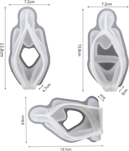 3 Pcs Thinker Statue Silicone Resin Molds Abstract Sculptures Thinking Figurines Decoration Office Desk Articles Ornaments Epoxy Silicone Casting Molds for Gifts, 3D DIY Making Home Display Crafts in Saudi Arabia