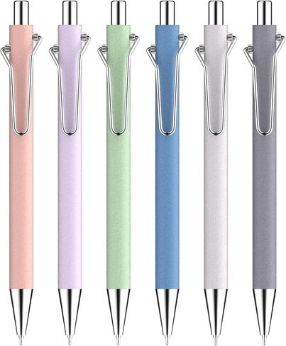 pollopollo Aesthetic Retractable Ballpoint Pens, Teacher & Student Gifts, Smooth Writing Metal Ballpoint Pens, 1.0mm Medium Point Black Ink, Cute Office Desk Accessories & School Supplies in Saudi Arabia