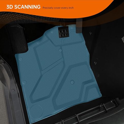 سجادات أرضية Xpedition XP/ADV 2024+، بطانات أرضية الصف الأمامي TPE متوافقة مع Polaris Xpedition XP XP5/ ADV ADV5 2024+ ملحقات سجادات Slush للحماية من جميع الأحوال الجوية (قطعتان) in Kuwait