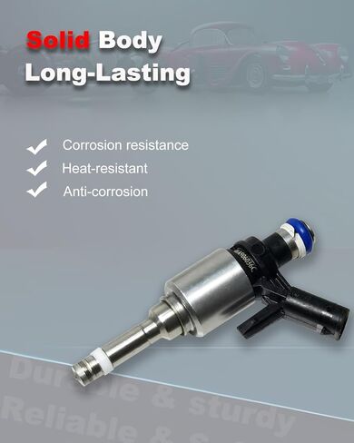 4-Count Fuel Injector Compatible with Volkswagen Beetle 2014-2017, Golf 2015-2019, Jetta 2010-2018, Passat 2014-2016 - L4 1.8L - Replacement for FJ1238 06A906036C 06A906036F 06A906036J in Saudi Arabia