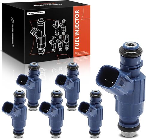 A-Premium 4 Holes Fuel Injectors Set of 6 Compatible with Chrysler Sebring 2001-2004, Concorde 2001-2004, Intrepid 2001 2003 & Dodge Intrepid/Stratus 2001-2004, 2.7L in Saudi Arabia