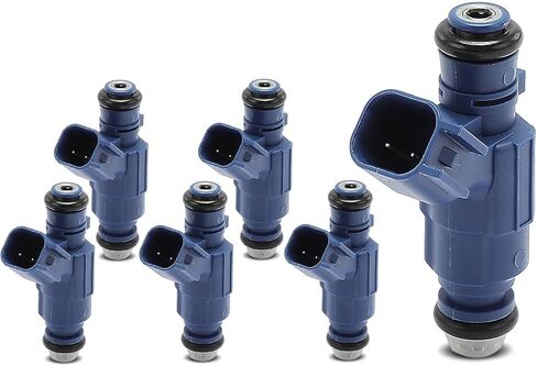 A-Premium 4 Holes Fuel Injectors Set of 6 Compatible with Chrysler Sebring 2001-2004, Concorde 2001-2004, Intrepid 2001 2003 & Dodge Intrepid/Stratus 2001-2004, 2.7L in Saudi Arabia