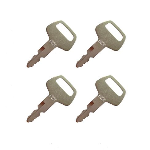 4PCS Ignition Switch Keys HD62 40266850 41307-00007 Compatible with Hyundai Excavators Bobcat Mini-Excavators New Holland Case Nagano Sunward in Saudi Arabia