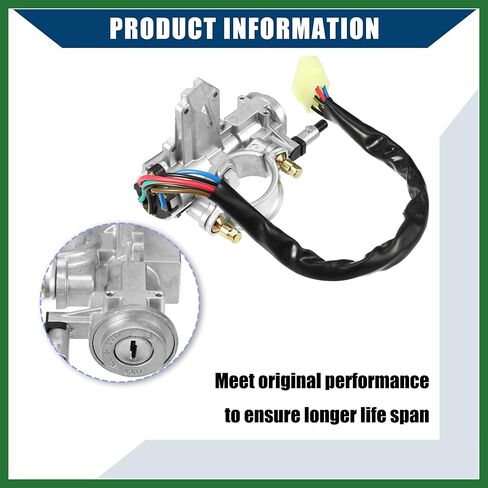 Motoforti No.MB894755 مفتاح إشعال مع مفاتيح لسيارة Mitsubishi L200 Cyclone Mighty Max 1986-1994 / داخلي / متين / مجموعة واحدة تدوم طويلاً in Kuwait