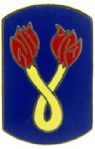 EagleEmblems P14652 PIN-Army، 196TH INF.BRG. (1 '') in Kuwait