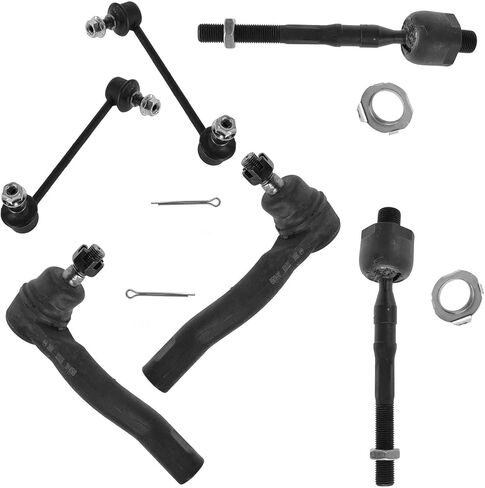 طقم التوجيه والتعليق الأمامي Sway Bar Stabilizer Link Tie Rod متوافق مع 2006-2010 Ford Fusion 2007-2009 Lincoln MKZ 2006 Zephyr 2006-2009 Mercury Milan in Kuwait