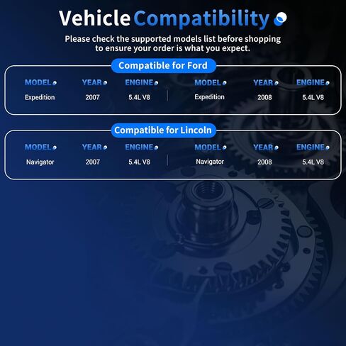 8 قطع من حاقن الوقود متوافقة مع 2007-2008 Ford Expedition Lincoln Navigator 5.4L V8، #OE يستبدل FJ1008، 800-2044N، CM-5145، 8002044N، CM5145، 0280158140، 7L1Z9F593B مجموعات حاقن الوقود in Kuwait