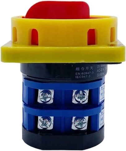 Rotary Switch Knob Two Position On-Off 2 Poles 690V 25A Padlock Changeover Cam Power Cut Off HZ12A-25/01 in Saudi Arabia