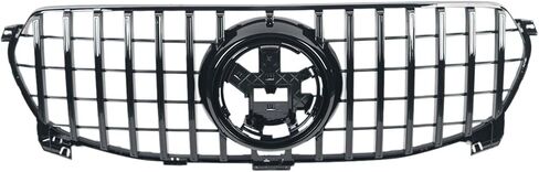 GTR Front Bumper Grille Grill Compatible with 2020-2023 Mercedes-Benz W167 GLE-CLASS Standard All Black in Saudi Arabia