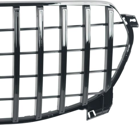 GTR Front Bumper Grille Grill Compatible with 2020-2023 Mercedes-Benz W167 GLE-CLASS Standard All Black in Saudi Arabia