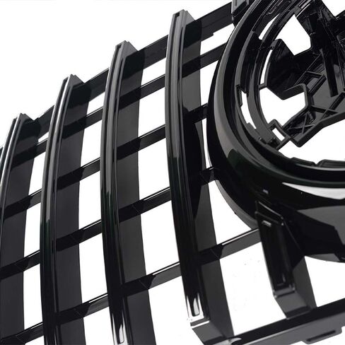 GTR Front Bumper Grille Grill Compatible with 2020-2023 Mercedes-Benz W167 GLE-CLASS Standard All Black in Saudi Arabia