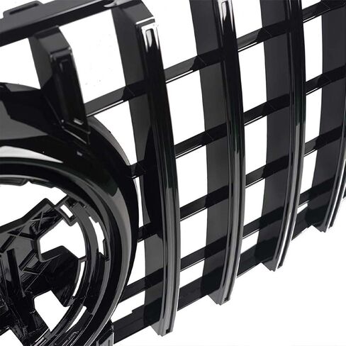 GTR Front Bumper Grille Grill Compatible with 2020-2023 Mercedes-Benz W167 GLE-CLASS Standard All Black in Saudi Arabia