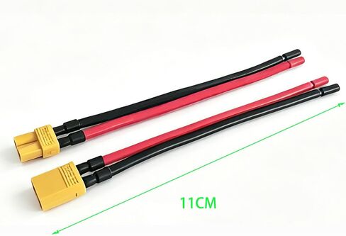 XT30 Plug Connector Female and Male,16AWG XT30 Pigtail Connector Adapter with 10CM Silicone Wire for RC Lipo Battery Drone.(3Pairs) in Saudi Arabia