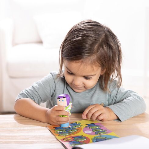 Melissa & Doug Sticker Wow!™ Disney Buzz Lightyear Bundle: 24-Page Activity Book, Refillable Sticker Stamper, Mini Pad, 500 Stickers, Arts and Crafts for Kids Ages 3+ in Saudi Arabia