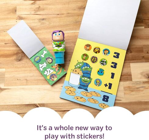 Melissa & Doug Sticker Wow!™ Disney Buzz Lightyear Bundle: 24-Page Activity Book, Refillable Sticker Stamper, Mini Pad, 500 Stickers, Arts and Crafts for Kids Ages 3+ in Saudi Arabia