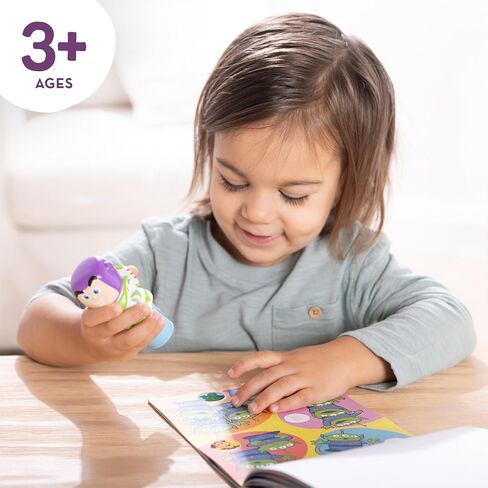 Melissa & Doug Sticker Wow!™ Disney Buzz Lightyear Bundle: 24-Page Activity Book, Refillable Sticker Stamper, Mini Pad, 500 Stickers, Arts and Crafts for Kids Ages 3+ in Saudi Arabia