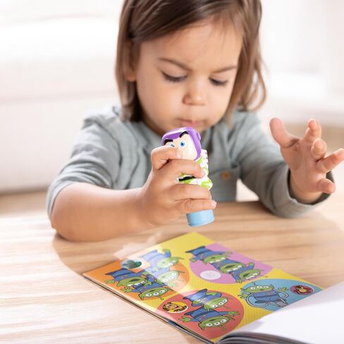 Melissa & Doug Sticker Wow!™ Disney Buzz Lightyear Bundle: 24-Page Activity Book, Refillable Sticker Stamper, Mini Pad, 500 Stickers, Arts and Crafts for Kids Ages 3+ in Saudi Arabia