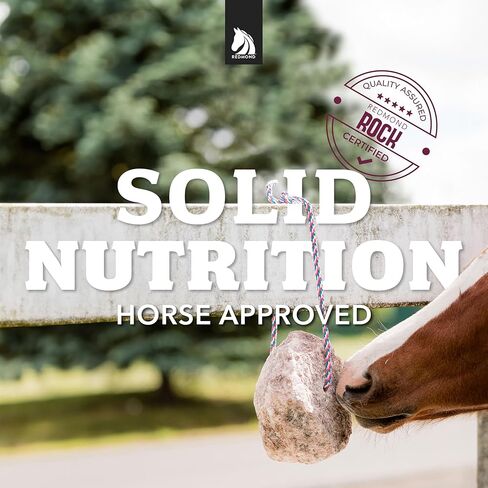 REDMOND - Rock on a Rope Unrefined Salt Rock for Horses 3 to 5 lbs (3 Pack) in Saudi Arabia