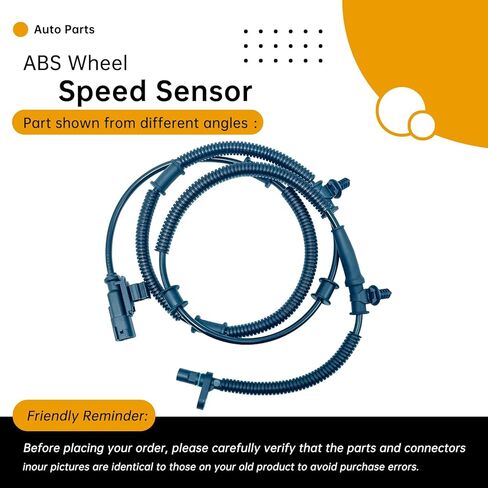 68127990AB Rear Left/Right ABS Wheel Speed Sensor Compatible with Chrysler Town & Country 2012-2016, Dodge Grand Caravan 2012-2020, Ram C/V 2012-2015 3.6L – Replaces 68127990AC, ALS2382, 5S13329 in Saudi Arabia