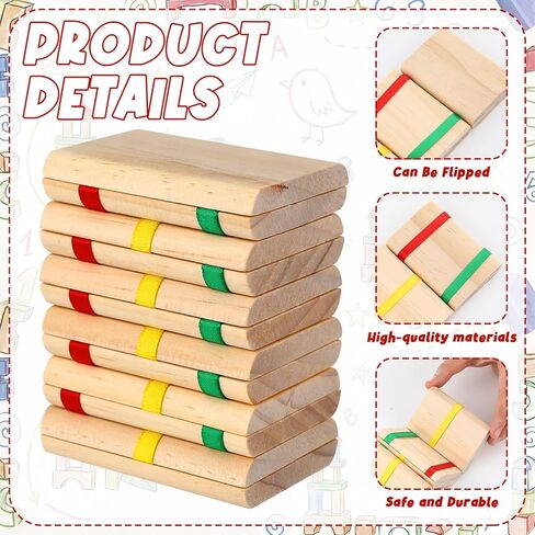 Junkin 2pack سلم جاكوب، سلم جاكوب الخشبي، سلالم الوهم البصري، سلالم تململ الأصابع لذكريات الحنين إلى الماضي، هدية تحفيز العقل، زيادة الإبداع in Kuwait
