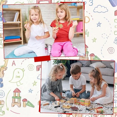 Junkin 2pack سلم جاكوب، سلم جاكوب الخشبي، سلالم الوهم البصري، سلالم تململ الأصابع لذكريات الحنين إلى الماضي، هدية تحفيز العقل، زيادة الإبداع in Kuwait