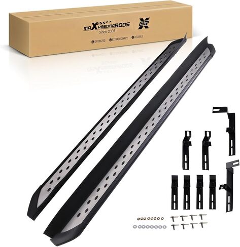 لوحات تشغيل maxpeedingrods متوافقة مع Toyota Highlander L LE XLE XSE Limited Platinum 2020 2021 2022 2023، قضبان جانبية لباب السيارة من سبائك الألومنيوم، تحميل 450 رطل in Kuwait