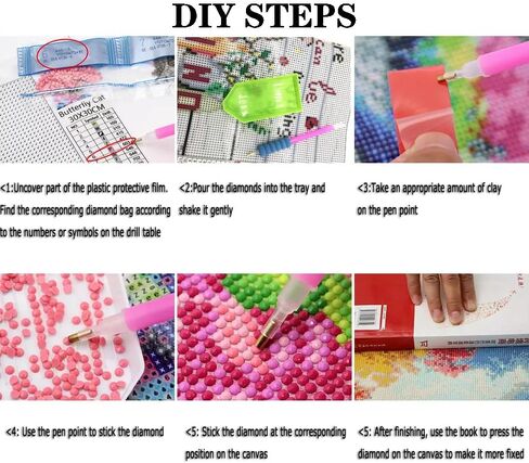 wavaiov Tiger Diamond Art Kits for Adults, Animal Diamond Painting Kits for Beginners, 5D DIY Full Round Dots Drill Gem Art Kit for Home Decor 12x16Inch in Saudi Arabia