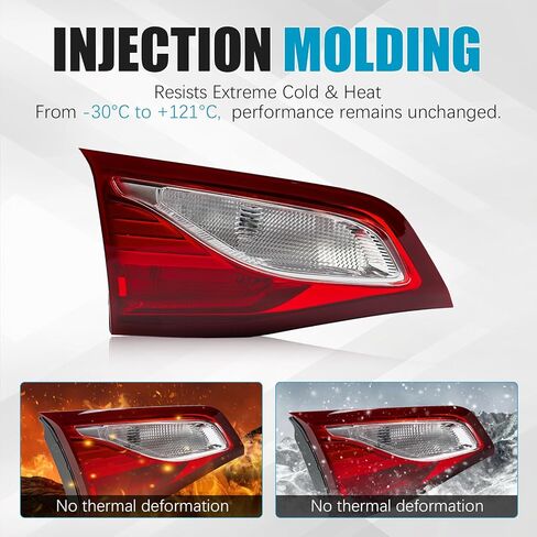 Inner Tail Light Assembly for Chevy Equinox 2018 2019 2020, Halogen Rear Running Reversing Light Inner Tail Lamp Taillight Assembly Left (Driver Side), Bulbs Included, 84235060 84341669 GM2802119C in Saudi Arabia