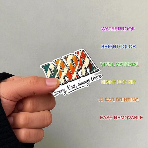 30 PCS Funny Dad Stickers Pack, Cute Durable Vinyl Decals, Fatherhood Waterproof Sticker, for Car Laptop Water Bottle Helmet Scrapbooking, Gifts for Adults Men Dads Grandpa Men Father's Day in Saudi Arabia