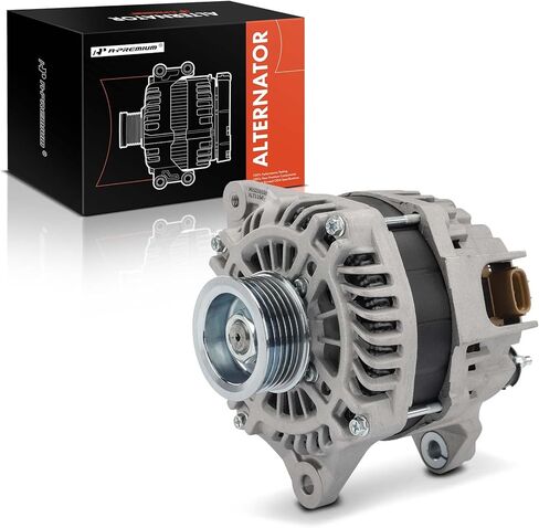 مولد A-Premium متوافق مع Infiniti Q70 2014-2019، Q70L 2015-2019، M56 2011-2013، 5.6L، 12V 150A 6-Groove Pulley في اتجاه عقارب الساعة، استبدال # A002TX1591، 231001ZA1A in Kuwait