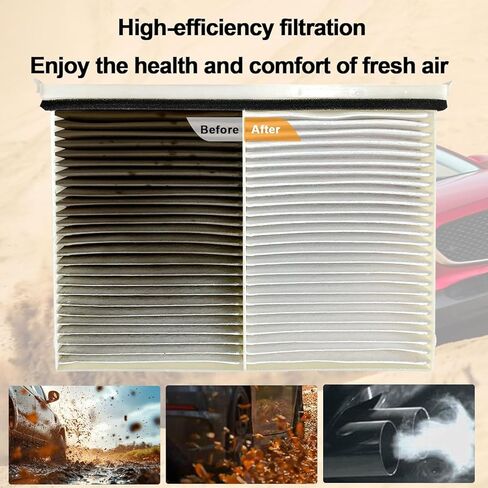 JTCAFMAZCX90-C2 Cabin Air Filter for Mazda CX-90 2024 2025 CX-70 KR9P61J6X with Carbon 2 pack in Kuwait