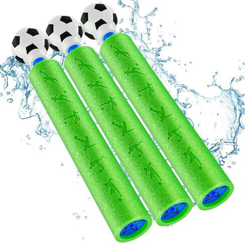 Squirt Guns Water Gun for Kids: Soccer Theme Toy Water Blaster for Kids Ages 4-12, Foam Water Shooters for Outdoor Summer Pool Swimming Beach Backyard Party Favors in Saudi Arabia