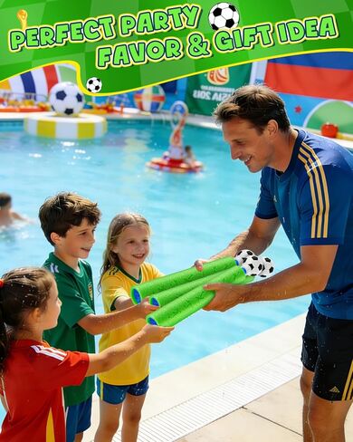 Squirt Guns Water Gun for Kids: Soccer Theme Toy Water Blaster for Kids Ages 4-12, Foam Water Shooters for Outdoor Summer Pool Swimming Beach Backyard Party Favors in Saudi Arabia