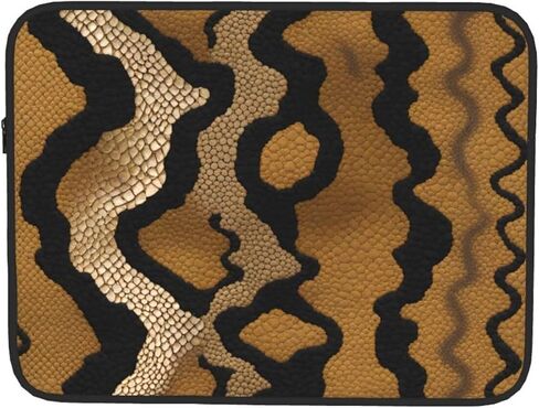 Big Snake Skin Prints Shockproof Portable Laptop Sleeve Bag 17 inch - Lightweight Laptop Case for Men and Women Business Travel, Office Daily Use in Saudi Arabia