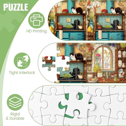300 Piece Puzzles for Adults,Colorful Alchemist's Kitchen Jigsaw Puzzle for Adults Kids Seniors,Unique Fun Magic Theme Puzzle,Challenging Family Activity Games Gifts for Family,Men,Women, 20.5 * 15 In in Saudi Arabia