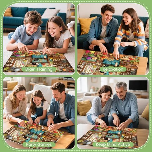 300 Piece Puzzles for Adults,Colorful Alchemist's Kitchen Jigsaw Puzzle for Adults Kids Seniors,Unique Fun Magic Theme Puzzle,Challenging Family Activity Games Gifts for Family,Men,Women, 20.5 * 15 In in Saudi Arabia