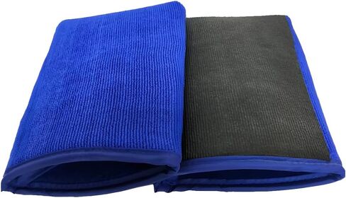 2PCS Car Detailing Clay Mitt, Soft Scratch-Free Magic Clay Bar Wash Mitt for Cleaning Detailing Polishing, Reusable Wash Towel Remove Debris from Paint, Glass, Metal, Universal Fit in Saudi Arabia