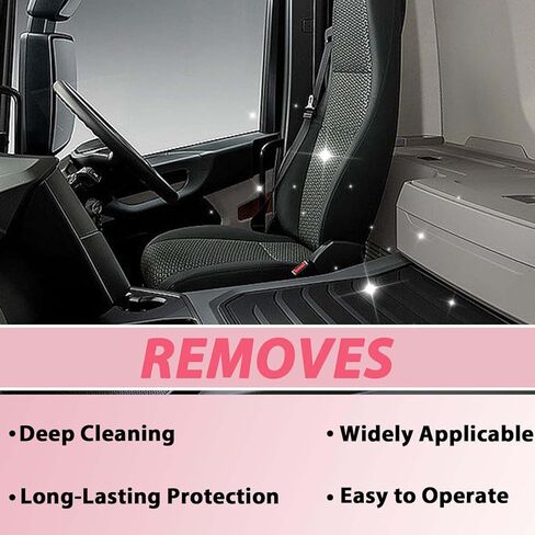 2PCS Car Interior Cleaner, Deep Cleaner Polishing, Interior Detailer Spray, for Cleaning Rubber, Plastic, Leather Surfaces Inside the Car in Saudi Arabia