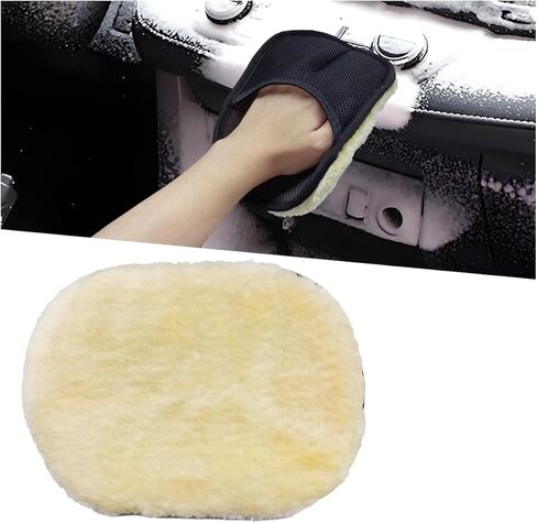 2PCS Car Wash Mitt, Soft Plush Non-Scratch Auto Dust Cleaning Pad, High-Density Car Washing Gloves, Universal Vehicle Exterior & Interior Detailing Supplies for Cars, Trucks, SUVs(Gray) in Saudi Arabia